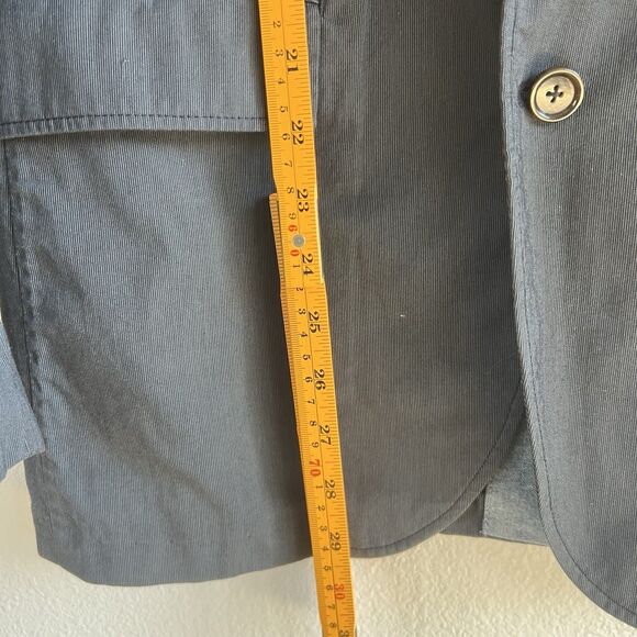J Crew Unstructured Blazer Gray Blazer 100% Cotton Men’s Small Business Career - Picture 5 of 8